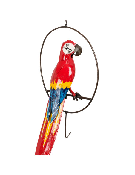 Cercle Perroquet Ara Rouge deco jardin