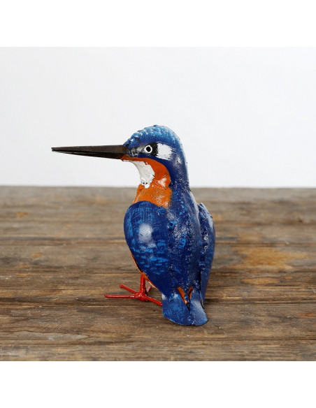 Martin Pêcheur en métal recyclé - Déco Jardin deco jardin