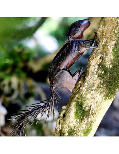Écureuil en métal recyclé à accrocher deco jardin
