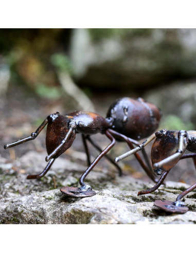 Fourmi murale en métal, petit modèle-Insectes