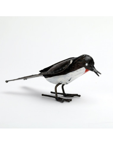Hirondelle en métal recyclé - Déco Jardin-Petits oiseaux