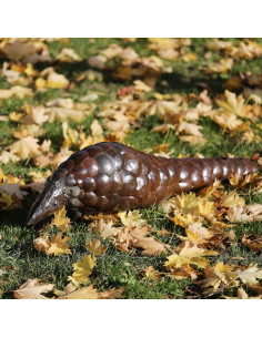 Pangolin pièce unique en métal recyclé deco jardin