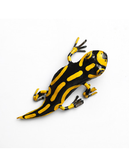 Salamandre en métal recyclé deco jardin