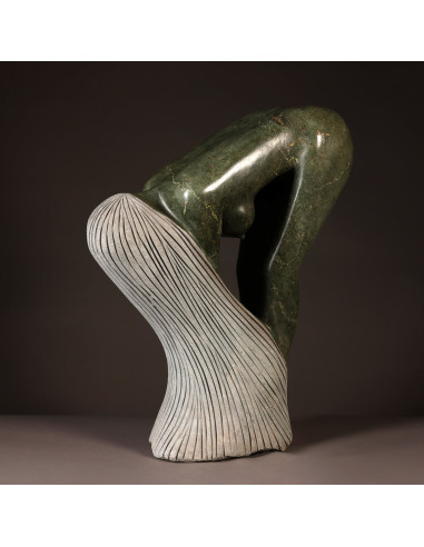 Baigneuse - pièce unique Sculpture en pierre deco jardin