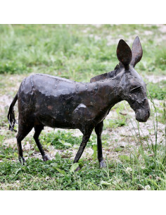 Ane en métal grand petit modèle deco jardin