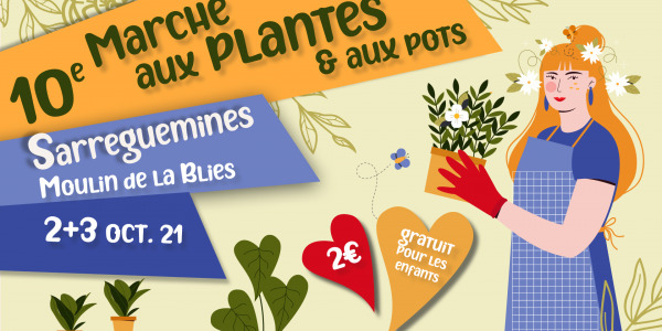 FOIRE AUX PLANTES ET AUX POTS A SARREGUEMINES